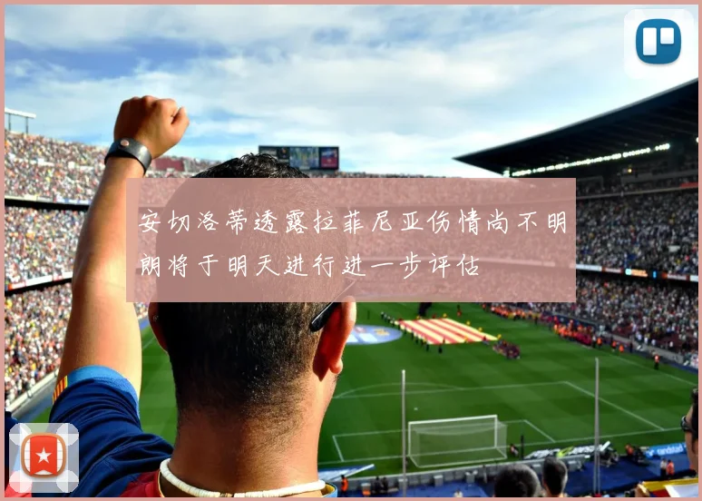 安切洛蒂透露拉菲尼亚伤情尚不明朗将于明天进行进一步评估